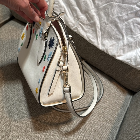 Kate Spade White Satchel with Colorful Embellishments - Picture 5 of 6